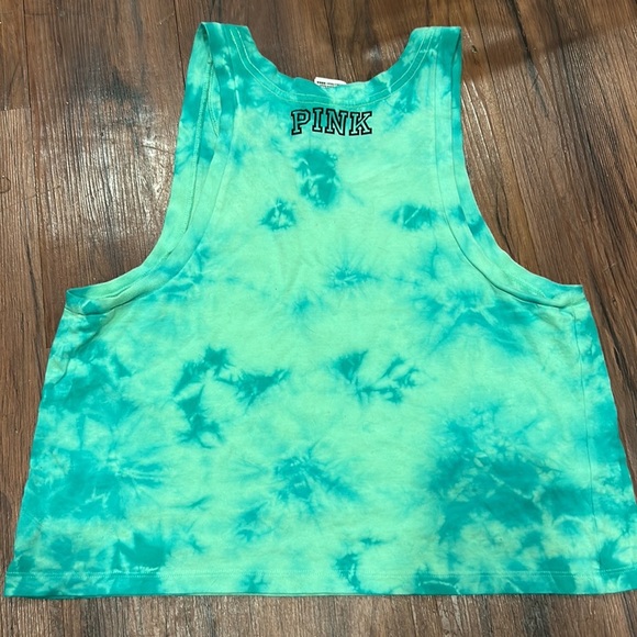 Victoria’s Secret PINK tank top tie dye green - Picture 5 of 5